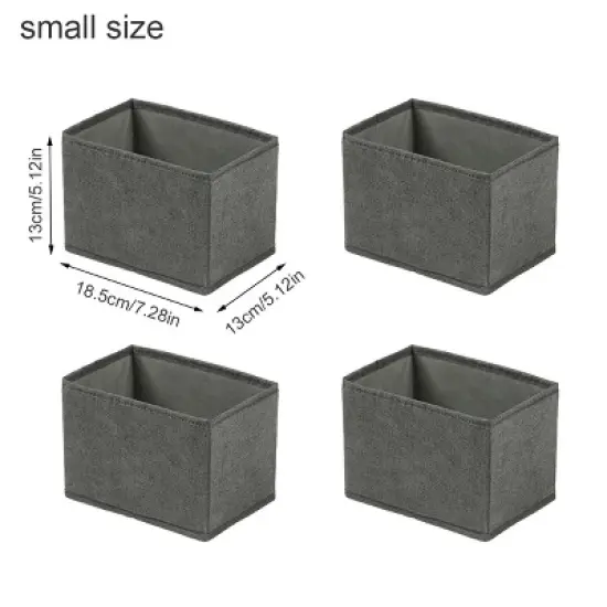 Aghana Digitals Non-Woven Fabric Foldable Clothes Storage Box - Drawer-Style Uncovered Organizer image {6}