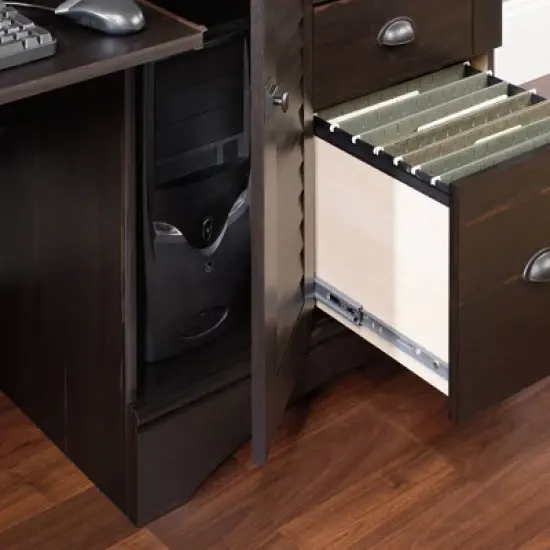 Harbor View Computer Desk with Hutch - Sauder image {4}