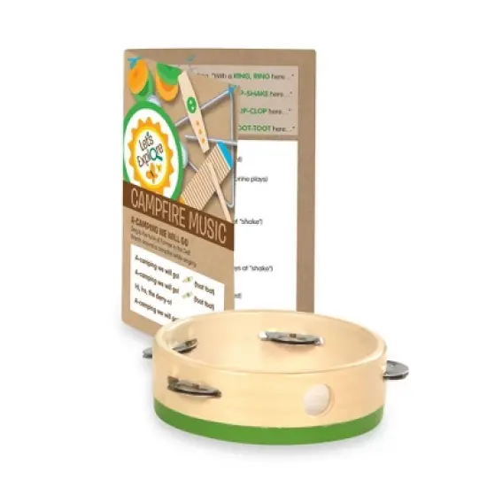 Melissa & Doug Let's Explore Camp Music Wooden and Metal Instruments Play Set - 10pc image {6}