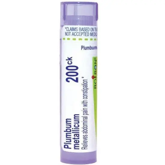 Plumbum Metallicum 200CK by Boiron Homeopathic Single Medicine For Digestive  -  80 Pellet image {10}