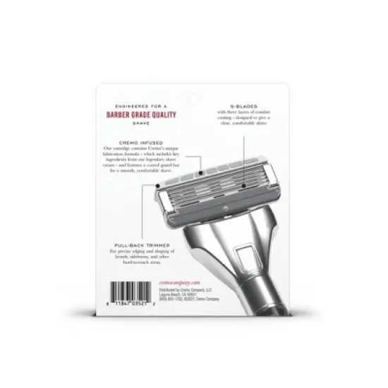 Cremo Barber Grade Razor Blade Refill - 4ct image {1}