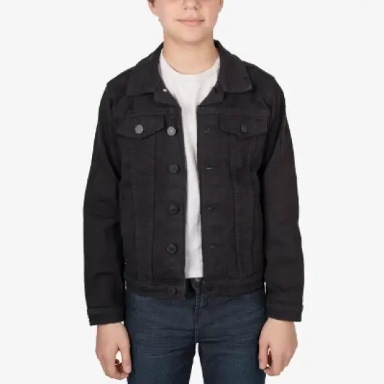 X RAY Boy's Cotton Denim Jacket image {6}