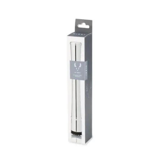 Viski Stainless Steel Muddler, Essential Bar Tools & Accessories, Craft Cocktail Accessories, 7.8 Inches, Silver Finish image {5}