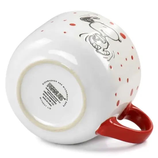 Peanuts Freckled Joy 25oz Stoneware 4 Piece Soup Cup and Lid Set in Assorted Designs image {4}