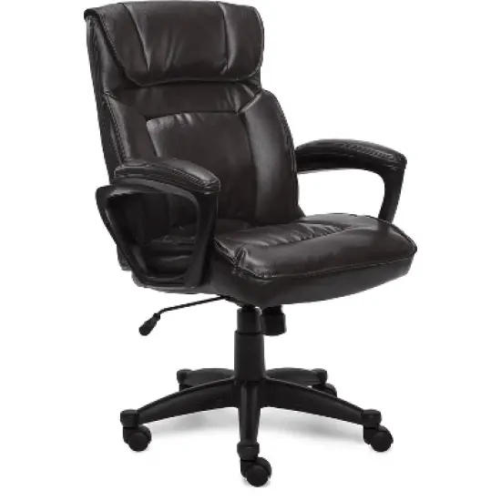Style Hannah Office Chair Bonded Leather Comfort - Serta image {2}