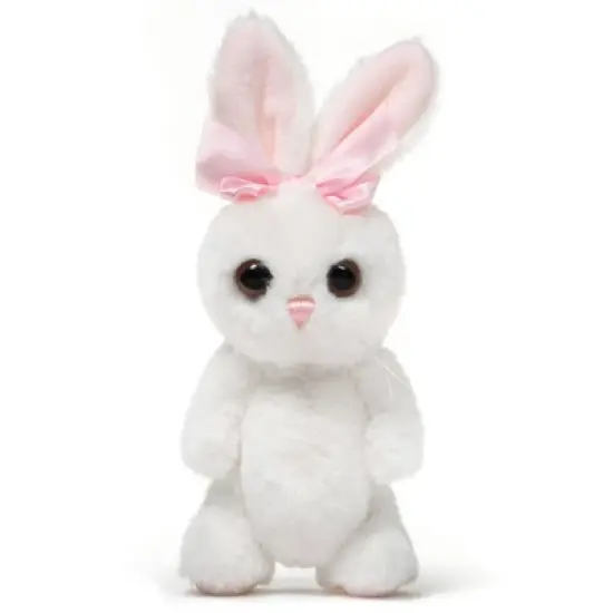 Bearington Bunni Big Head Bunny The Stuffed Bunny Plush, 8 Inch White Bunny Stuffed Animal image {6}