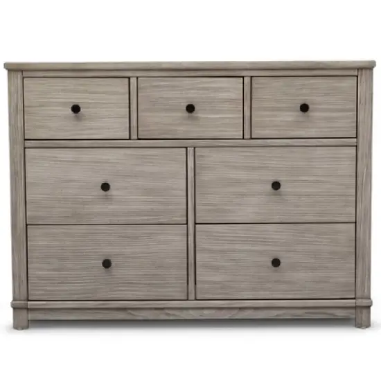 Simmons Kids' Monterey 7 Drawer Dresser - Rustic White image {3}