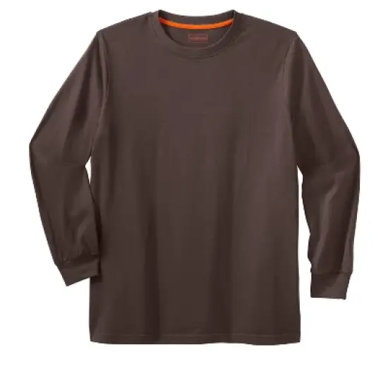 Boulder Creek by KingSize Men's Big & Tall &trade; Heavyweight Long-Sleeve No Pocket Crewneck Tee image {13}