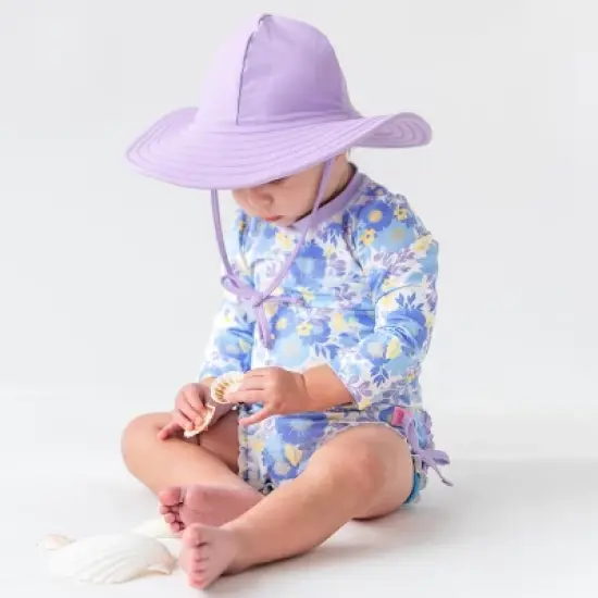 RuffleButts Baby Girls Long Sleeve One Piece image {2}