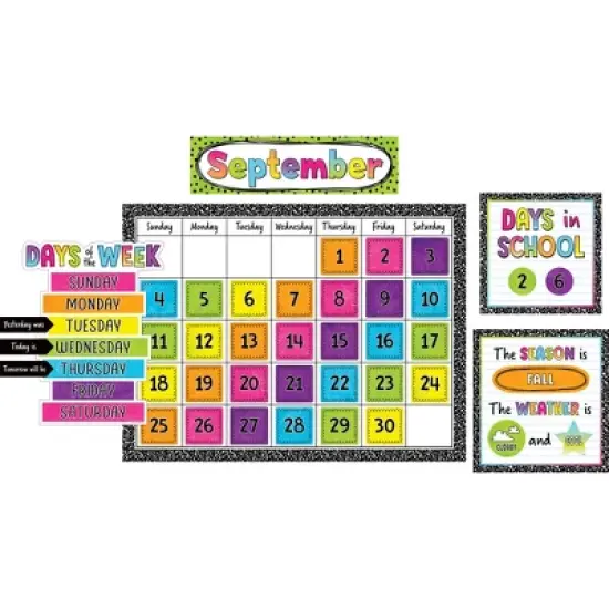 Teacher Created Resources&reg; Brights 4Ever Calendar Bulletin Board Set image {3}
