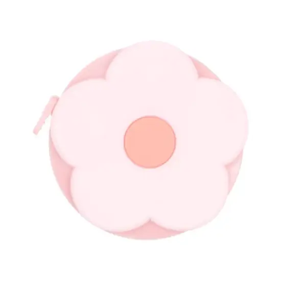 Unique Bargains Dual-sided Retractable Rulers and Measuring Tools Flower Design Tape 1.5m/60" image {4}