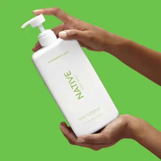 Native Cucumber and Mint Body Wash with Pump - 36 fl oz image {2}
