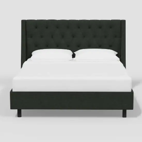 Gilford Wingback Platform Bed in Linen - Threshold&trade; image {1}