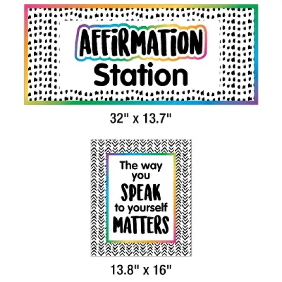 Carson Dellosa Education Affirmation Station Bulletin Board Set (32 pieces) image {2}