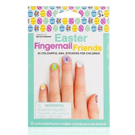 Fingernail Friends Nail Stickers Nail Art for Children, Easter (50 stickers) image {1}