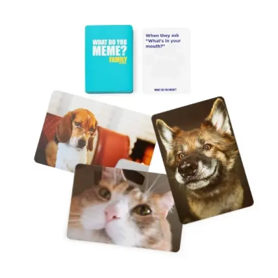What Do You Meme? Family Pets Only Edition Card Game: Creative Thinking Party Game for 3+ Players, Includes Cards image {5}