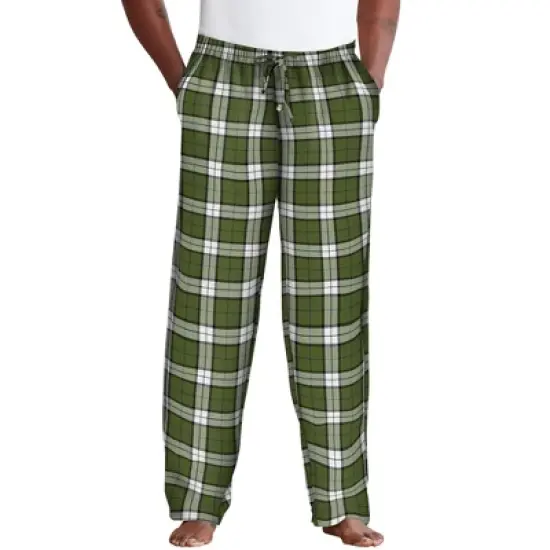 KingSize Men's Big & Tall Flannel Plaid Pajama Pants Pajama Bottoms image {15}