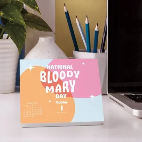 Trends International Inc. 2024 Daily Desk Calendar 4.25"x5" Celebrate image {8}