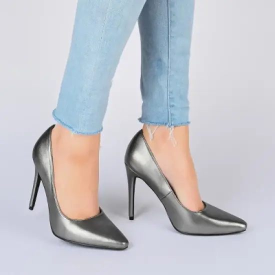 Journee Collection Womens Hadli Tru Comfort Foam Pointed Toe High Stiletto Pumps image {8}