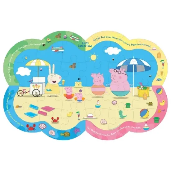 Peppa Pig My First Look and Find Book and Giant Puzzle Box Set - 40pc image {2}