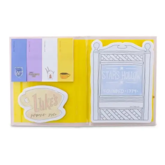 Silver Buffalo Gilmore Girls "Life's Short, Talk Fast" Sticky Note and Tab Box Set image {2}