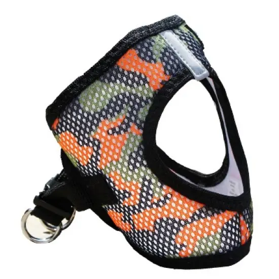 Doggie Design American River Dog Harness Camouflage Collection-Orange image {1}