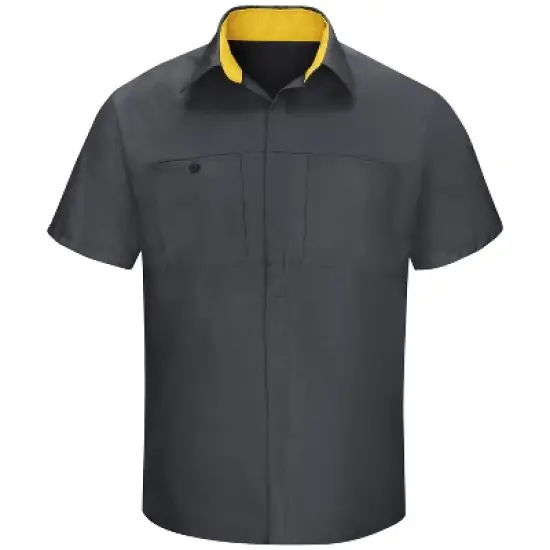 Red Kap&reg; Men's Short Sleeve Performance Plus Shop Shirt With Oilblok Technology image {9}