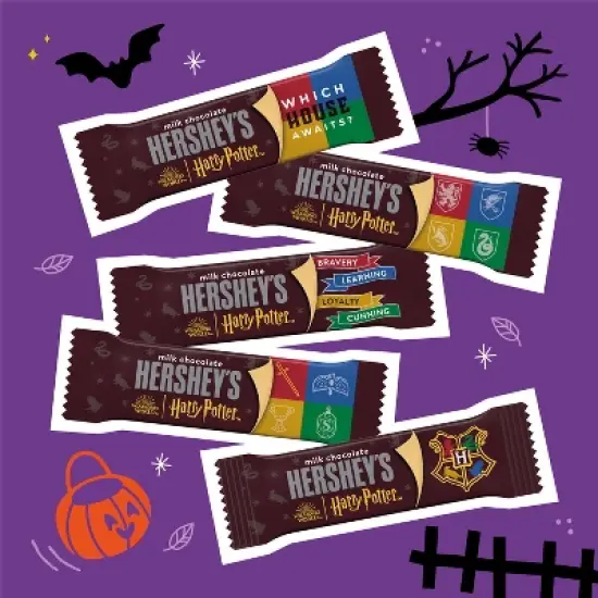 HERSHEY'S Milk Chocolate Harry Potter Halloween Candy Snack Size Box - 18.9oz/42pc image {4}