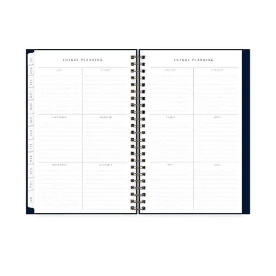 Blue Sky 2024-25 Weekly/Monthly Sustainability Planner 8"x5" Wirebound Navy: Academic & Student Agenda July-June image {8}