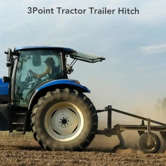 3 Point Hitch 2&iexcl;&plusmn; Receiver Quick Hitch Compatible,3 Pt Quick Hitch Farm Equipment and Subcompact Trailer Hitch for Tractor image {1}