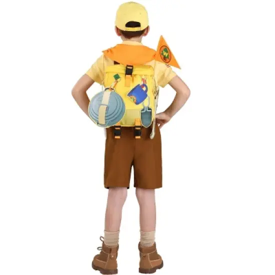 HalloweenCostumes.com Kid's Deluxe Disney UP Russell Halloween Costume | Boy's Wilderness Explorer Adventure Outfit | Disney Costumes for Dress-Up image {1}