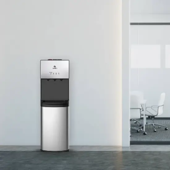 Avalon Limited Edition Self Cleaning Water Cooler and Dispenser - Silver: Bottom Load, 5 Gallon, Energy Star Certified image {3}