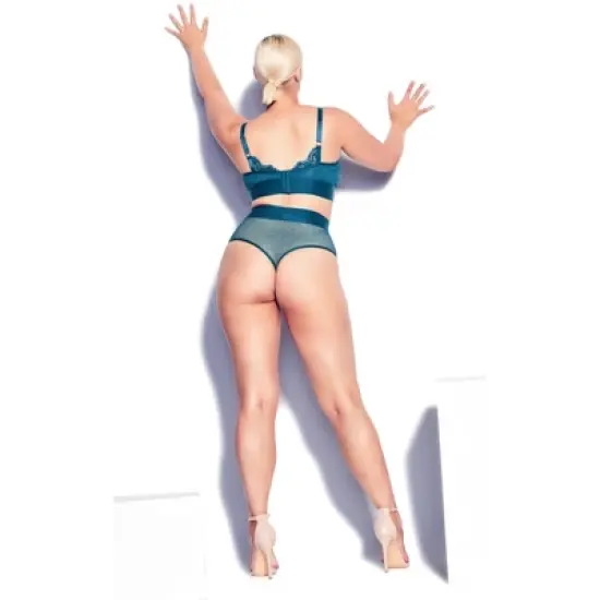 Women's Plus Size lingerie Hollie Bralette - poseidon | FOX & ROYAL image {1}