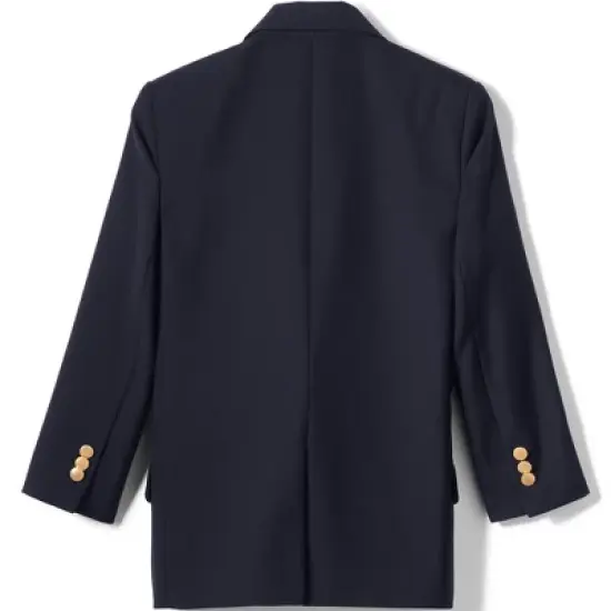 Lands' End School Uniform Boys Hopsack Blazer image {1}