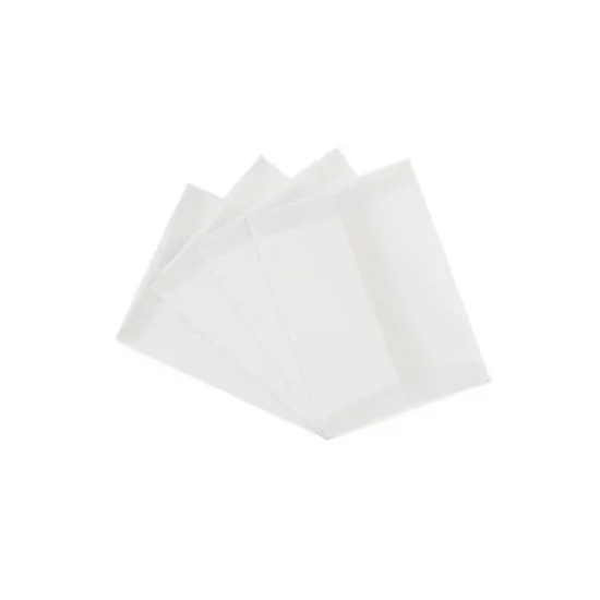 JAM Paper A7 Translucent Vellum Invitation Envelopes 5.25 x 7.25 Clear 25/Pack (2851295) image {2}