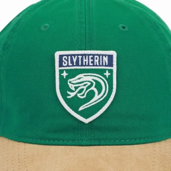 Harry Potter Slytherin Crest Men's Green Dad Hat image {2}