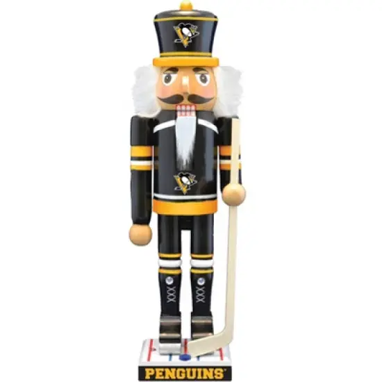 MasterPieces NHL Pittsburgh Penguins Team Nutcracker - Game Day Collectible Wood Decor image {3}