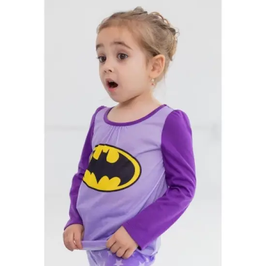 DC Comics Justice League Wonder Woman Girls Pajama Shirt and Pants Little Kid to Big Kid image {6}
