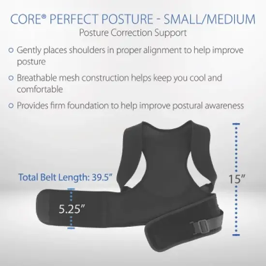 Core Products Posture Corrector, Black image {8}