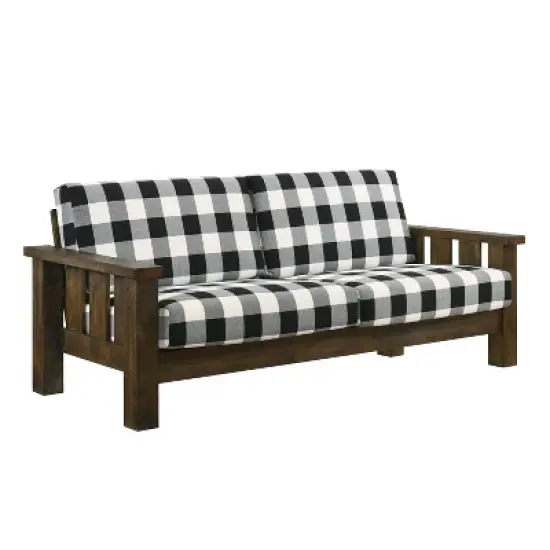 Jovie Gingham Rustic Sofa - HOMES: Inside + Out image {4}