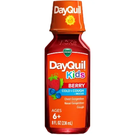 DayQuil Kids' Syrup - Guaifenesin - Berry - 8 fl oz image {11}