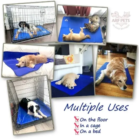 Arf Pets Dog Cooling Mat, Self Cooling Pet Bed - 35" x 55" Cold Pad image {3}