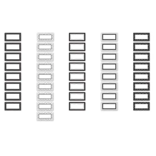 Teacher Created Resources&reg; Black and White Welcome Bulletin Board Set, 49 Pieces image {2}