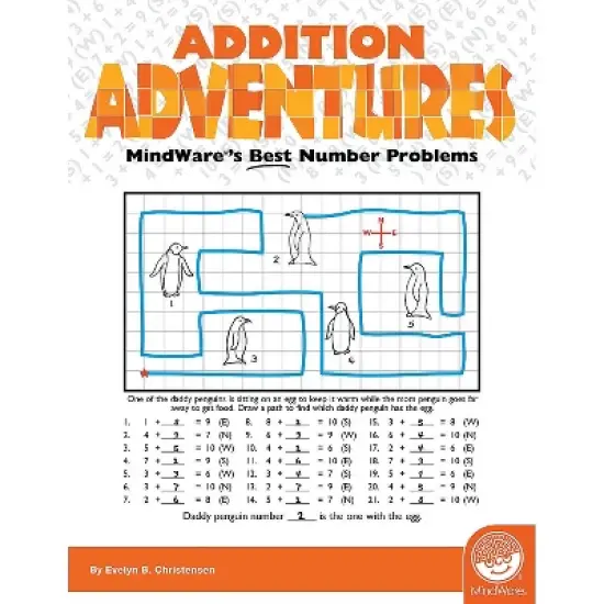 MindWare Math Adventures Addition And Subtraction: Set Of 4 - Brainteasers image {1}