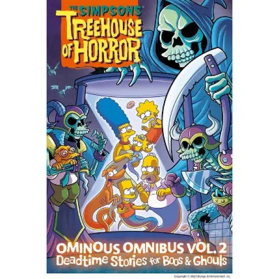 The Simpsons Treehouse of Horror Ominous Omnibus Vol. 2: Deadtime Stories for Boos & Ghouls - by  Matt Groening (Hardcover) image {1}