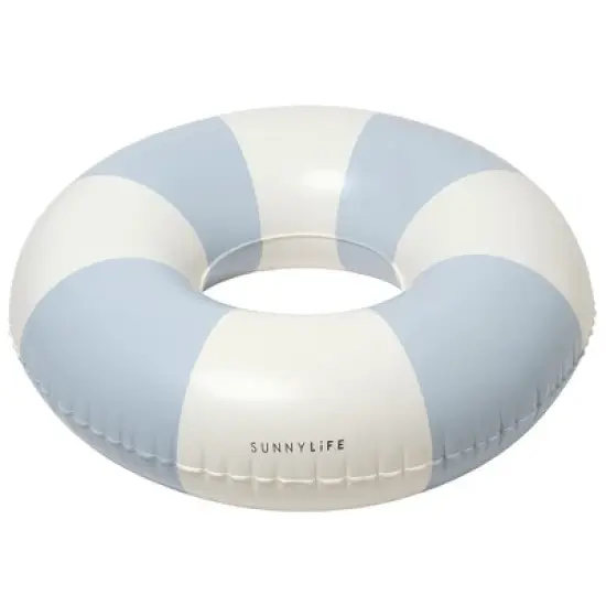Sunnylife: Lazy Days Duck Egg Blue Tube Pool Ring, 41" Inflatable Float, 6+ image {2}