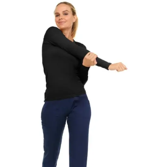 Medichic Ultrasoft Stretch Long Sleeve Scrub T-Shirt image {2}