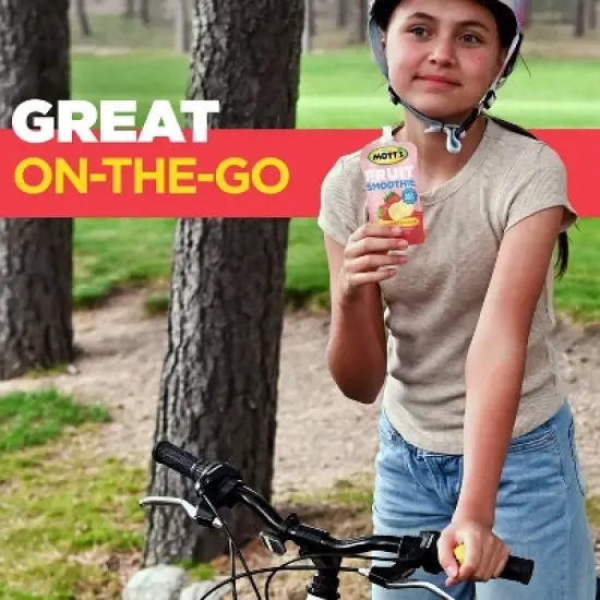 Mott's Fruit Smoothie Strawberry Banana Pouches - 33.6oz/8ct image {3}