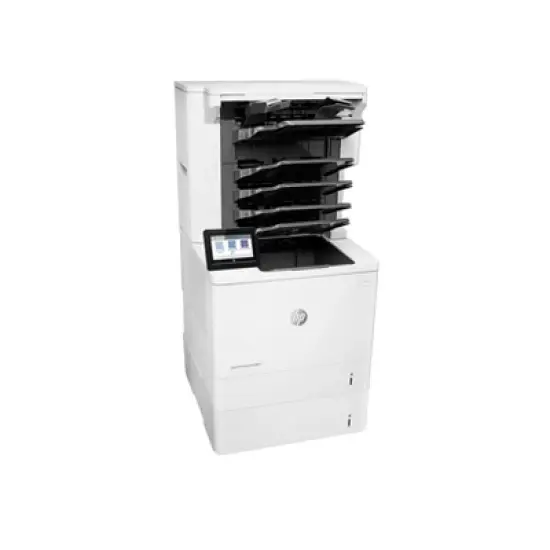 HP LaserJet Enterprise M611x Laser Printer, Black And White Mobile Print Up to image {3}