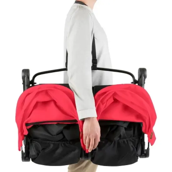 Mountain Buggy Nano Duo Stroller in Ruby image {4}